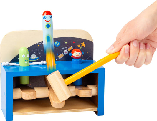 small foot small foot ”Space” knackar bänk | knackar spel | trä