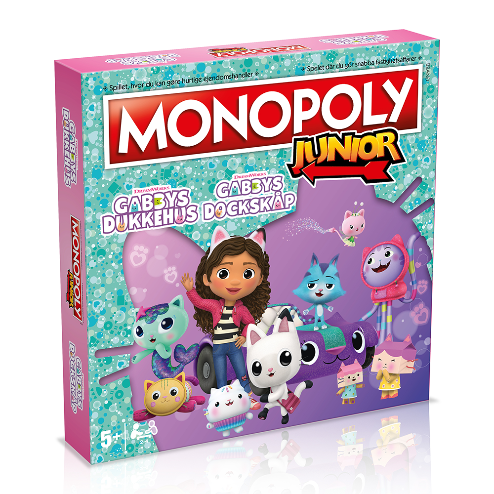 Winning Moves - Monopoly Junior - Gabby's Dollhouse (DA/SE)