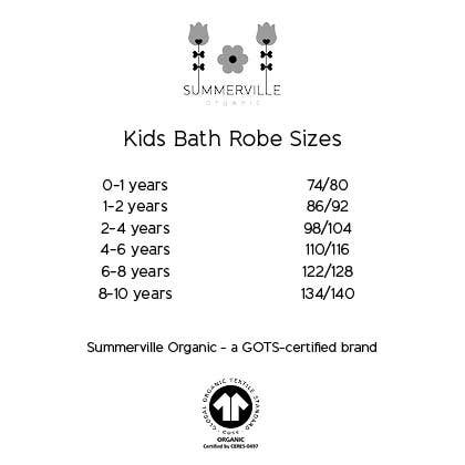 Summerville organic Ekologisk badrock Rabbit Dusty Blue 4-6 år
