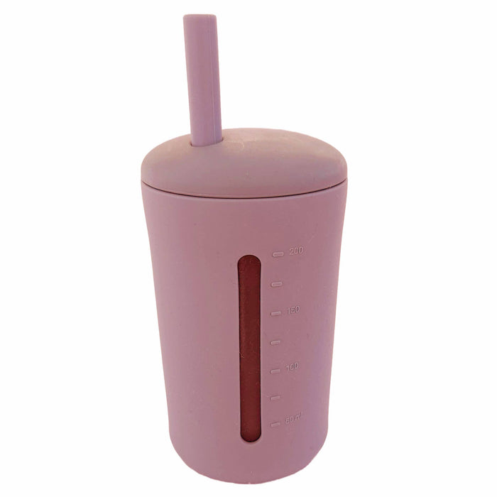Summerville organic mugg med sugrör silikon
