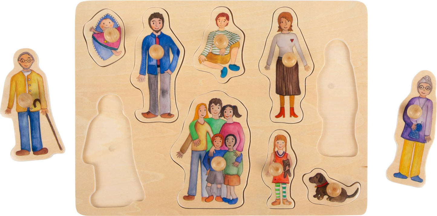 small foot Familj och vänner Set Puzzle | Pussel | Trä