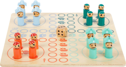 small foot Ludo pirater | brädspel | trä