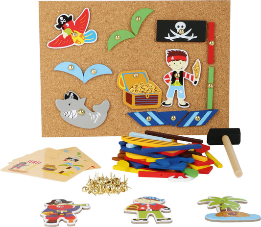 small foot small foot Pirat hammare spel | hammare spel | trä