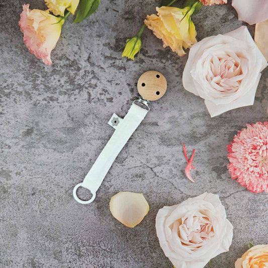 Summerville organic Organisk Nappklämma Muslin Vit