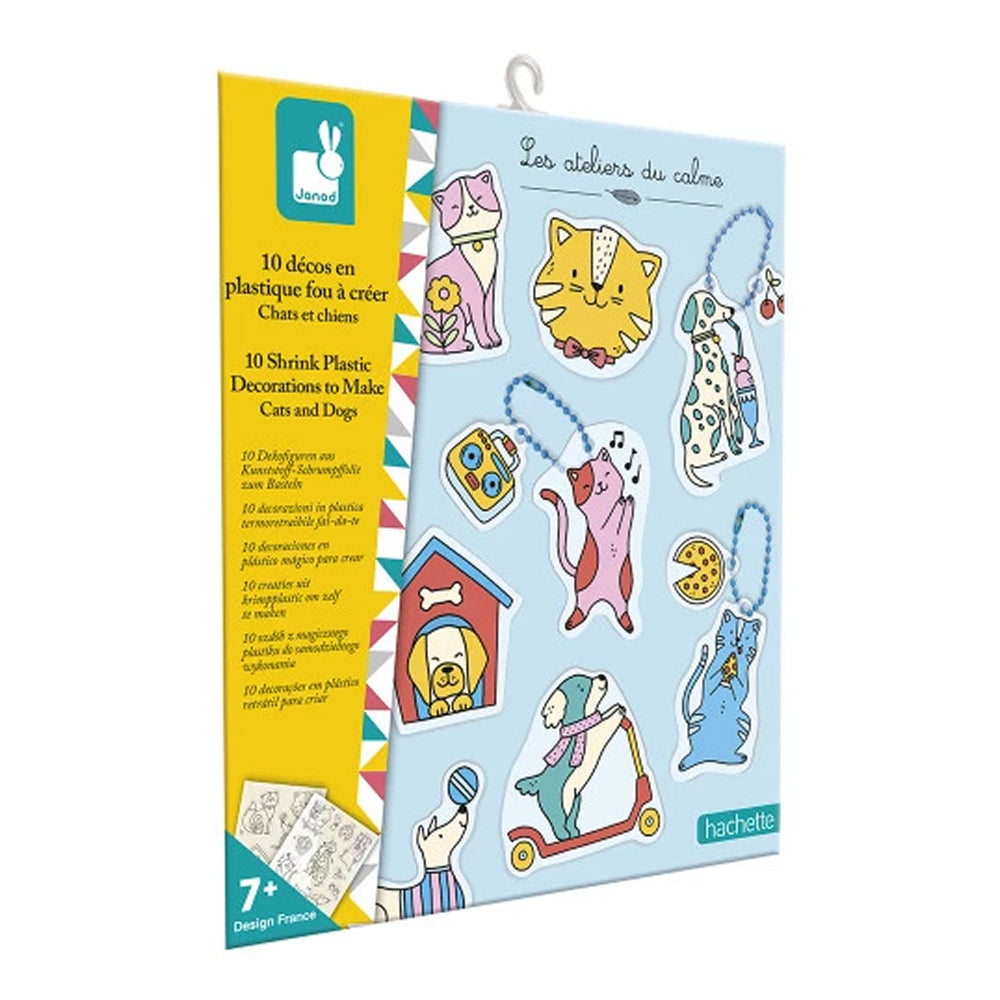 Shrink Plastic Decorations - Cats & Dogs