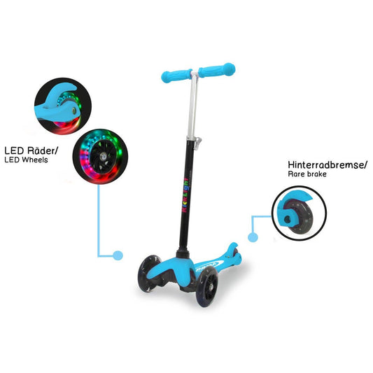 KickLight Scooter blå