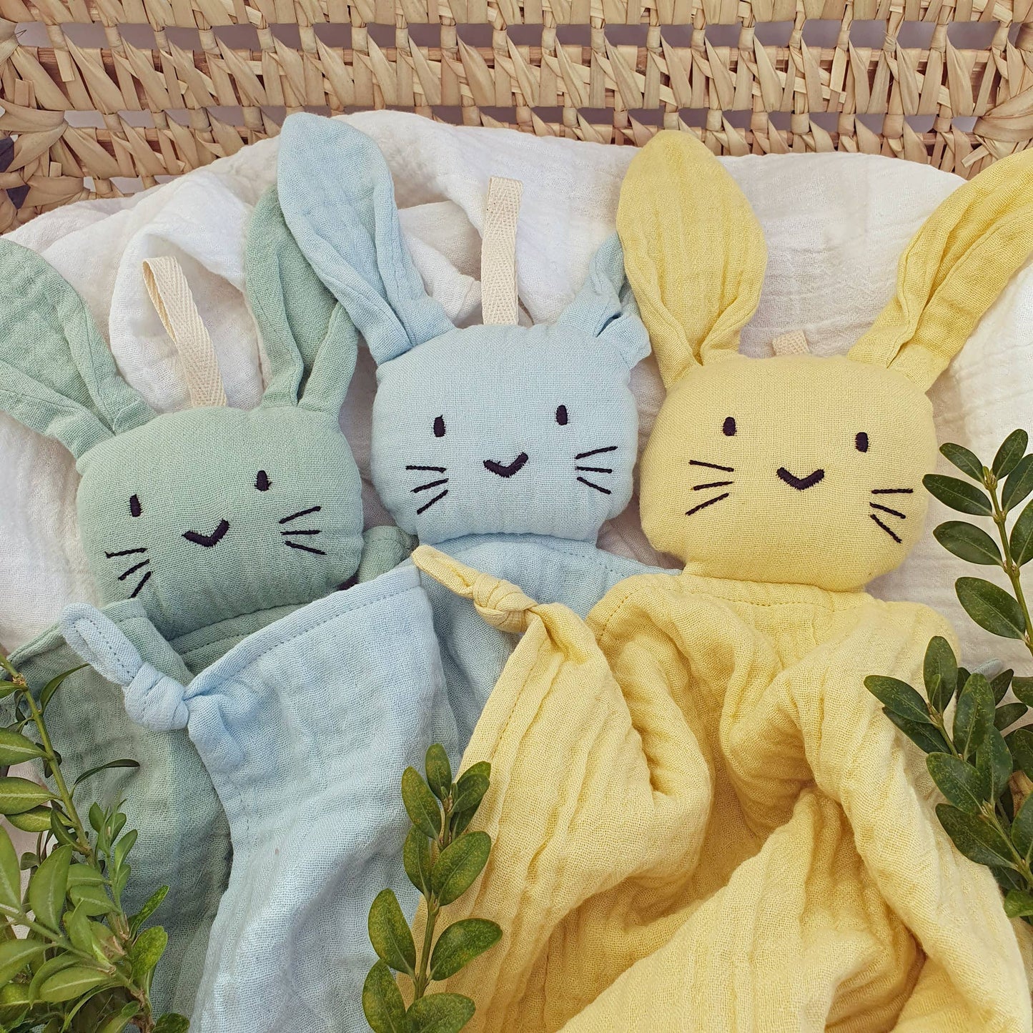 Ekologisk Cuddly Rabbit Ice Blue