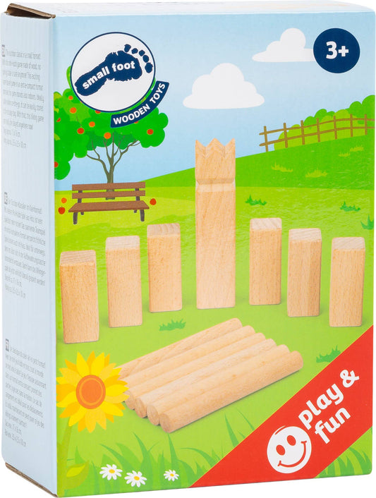 small foot Viking game Kubb travel game | brädspel | trä