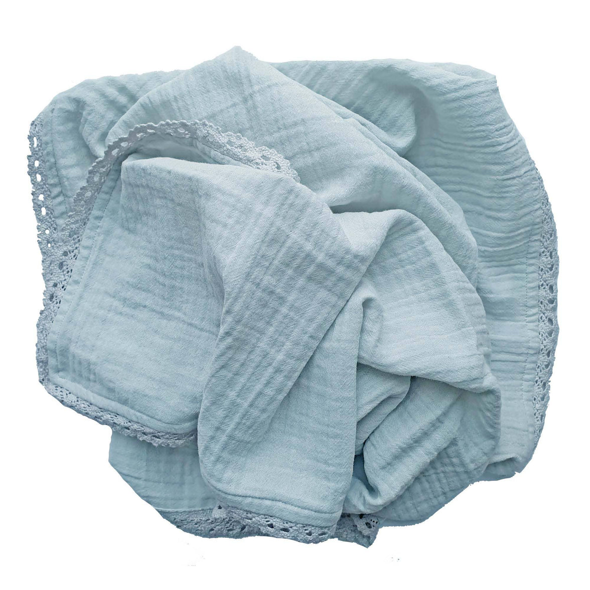 Summerville organic Babyfilt Muslin Spets