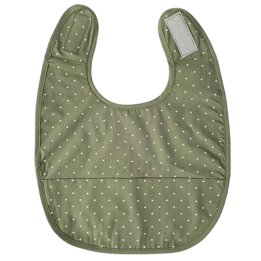 Summerville organic Ekologisk babyhaklapp Green Dotty