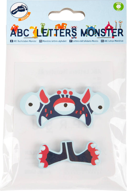 small foot small foot ABC bokstäver Monster Al | brev tåg | trä