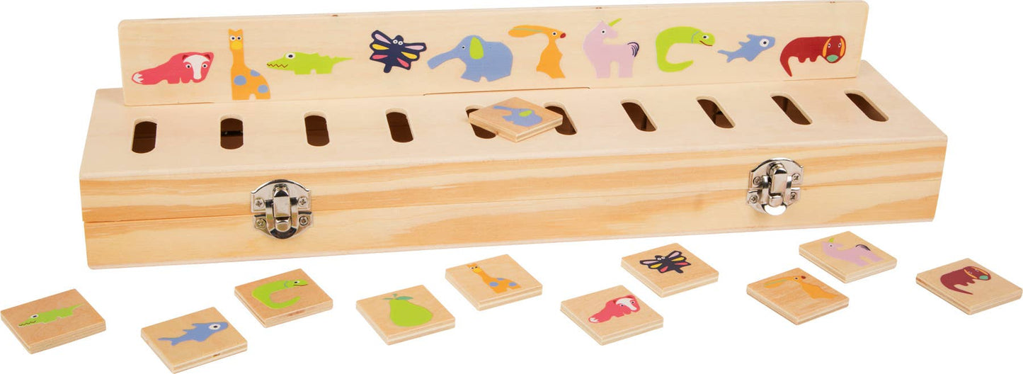 small foot Bild sorteringsbox ”Utbilda” | Pedagogiska leksaker | 100% Fsc