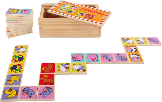 small foot Domino zoo djur | brädspel | trä