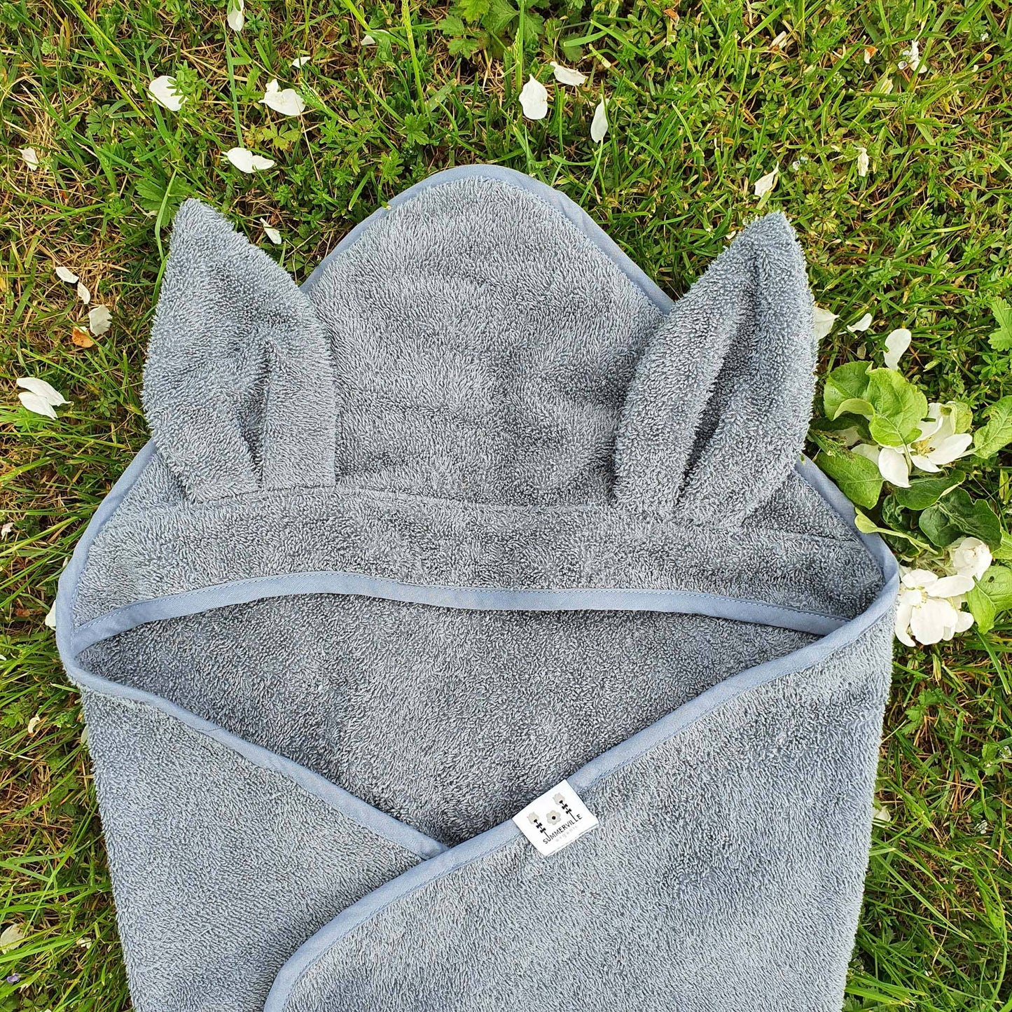 Ekologisk babyhandduk med huva Rabbit Tradewinds