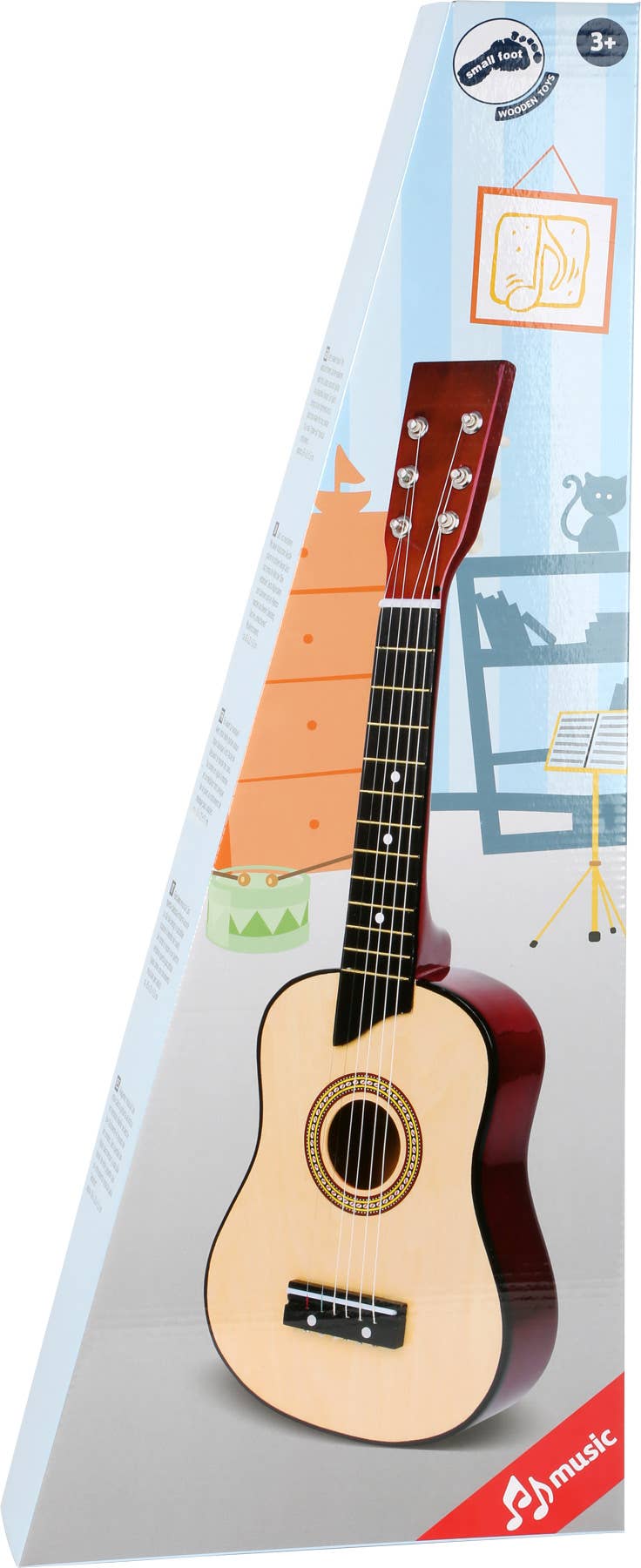small foot small foot Naturlig gitarr | musikinstrument | trä