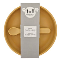 Summerville Tallrik och sked silikon