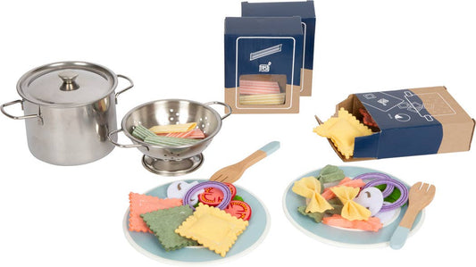 small foot small foot Pasta matlagning set | handelsbutiker | trä