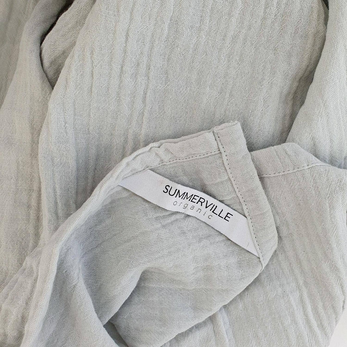Ekologisk Baby Crinkle Swaddle Grå