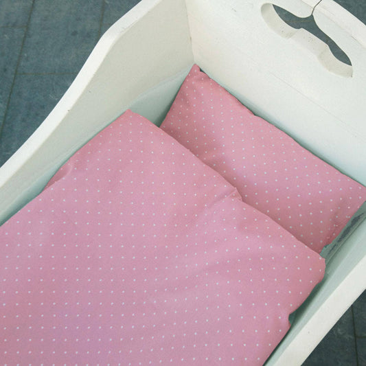 Summerville organic Ekologiskt babysängkläder Soft Pink Dotty