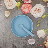 Summerville organic Tallrik och sked silikon