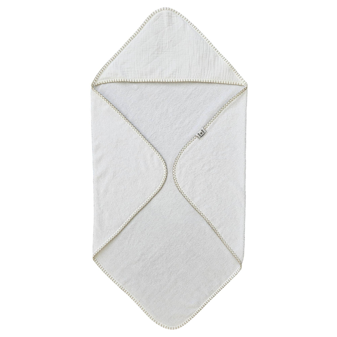 Summerville organic Huvad Babyhandduk Velour