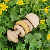 Summerville organic Babyskaller trä och silikon