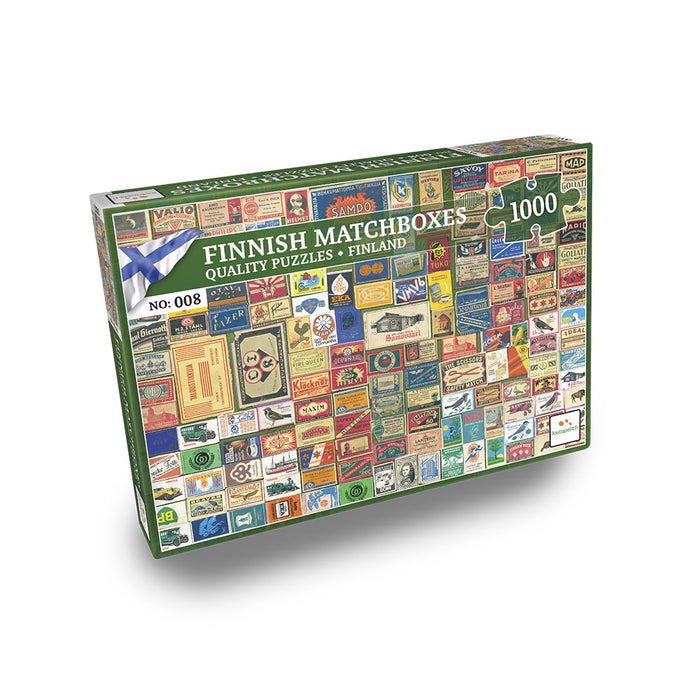 Nordic Quality Puzzles - FI:008 - Finnish Matchboxes (1000 pieces)