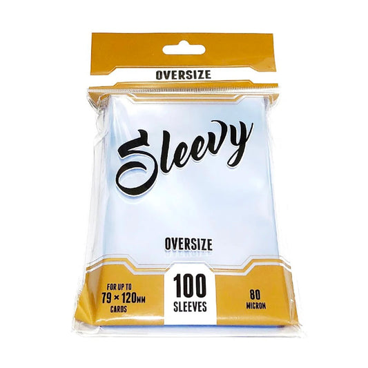 Sleevy OVERSIZE – Clear (100 sleeves for 79x120 mm cards)