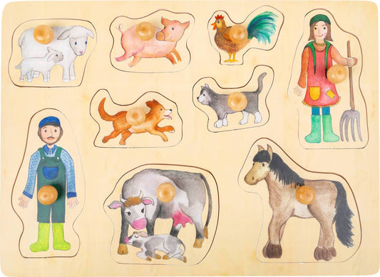 small foot Farm & Country Life Set Puzzle | Pussel | Trä