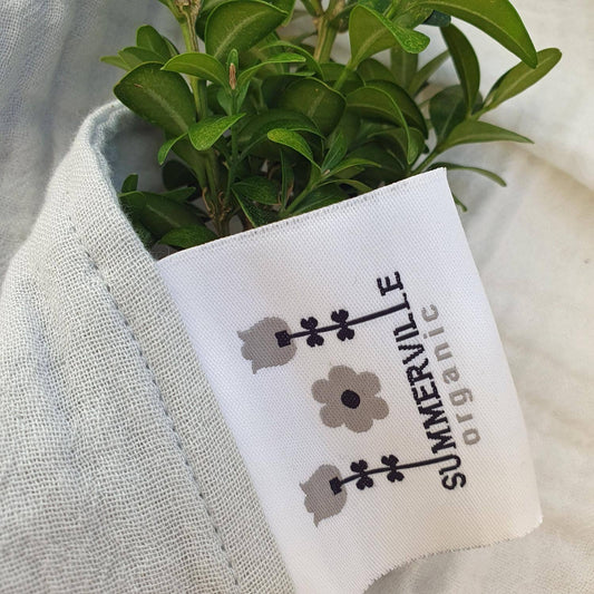 Ekologisk Baby Crinkle Swaddle Grå