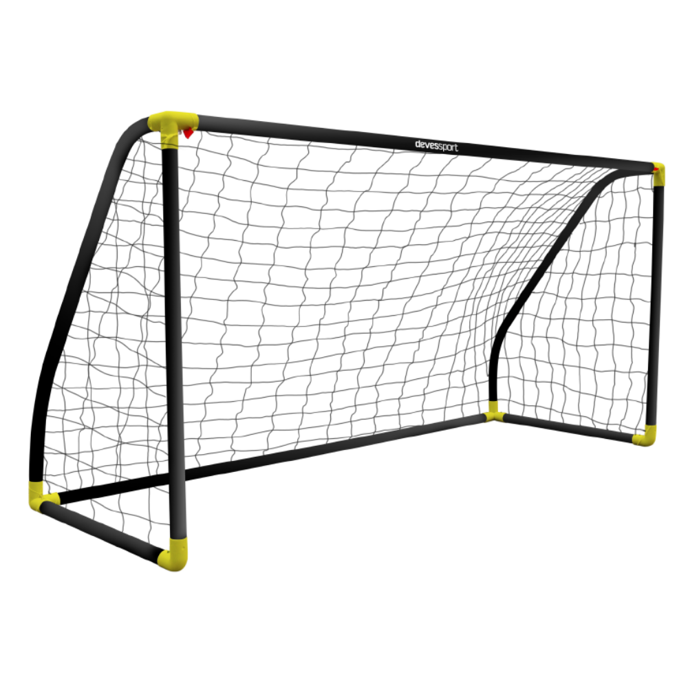 Svart fotbollsmål i PVC