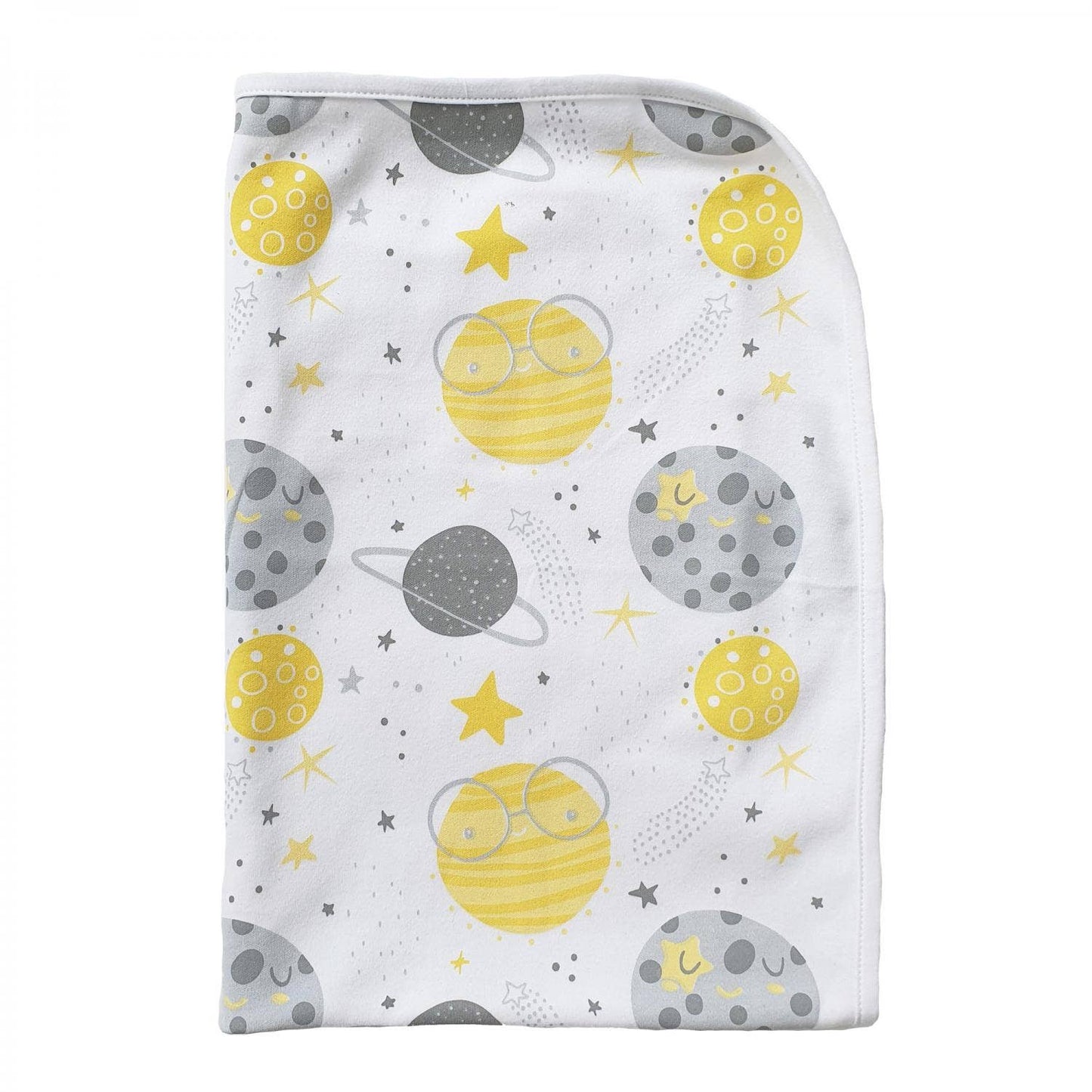 Ekologisk Babyfilt Moon Yellow