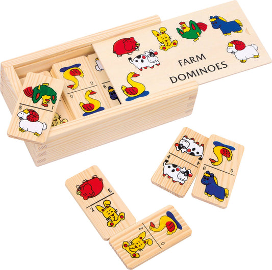 small foot Domino Farm | Brädspel | Trä