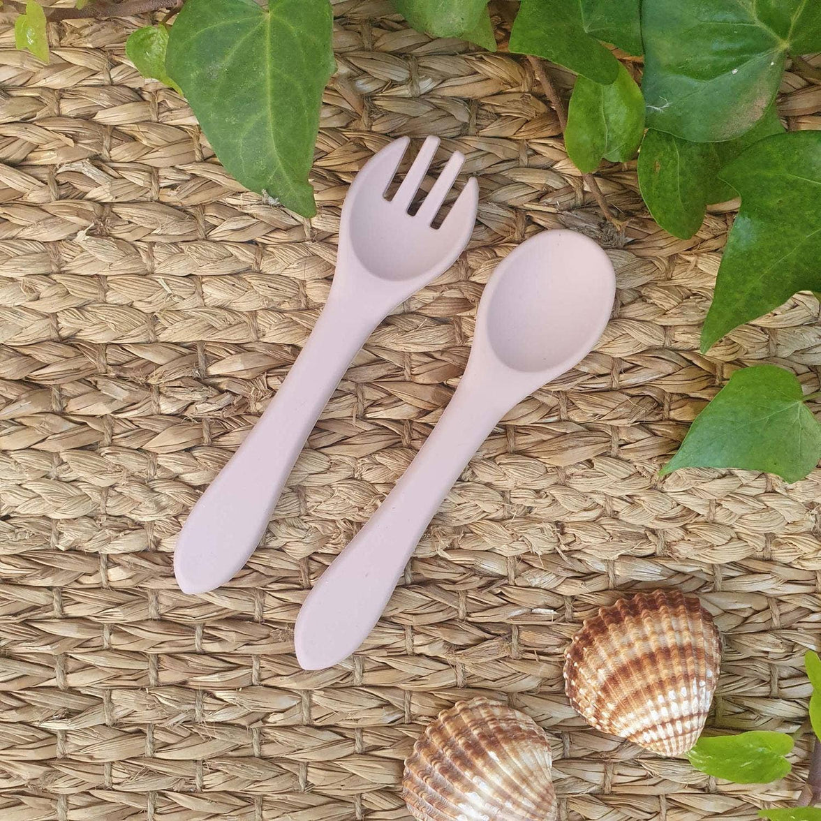 Summerville organic Sked och gaffel silikon