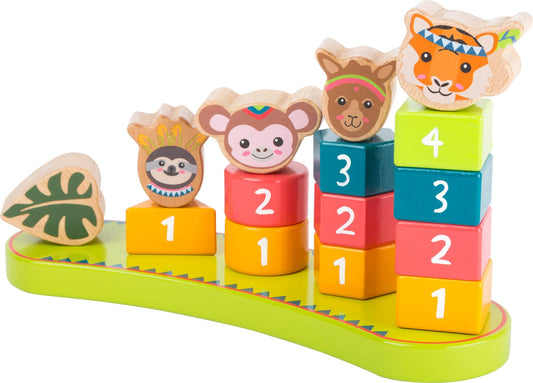 small foot small foot Spel med siffror ”Jungle” | leksak | 100% Fsc