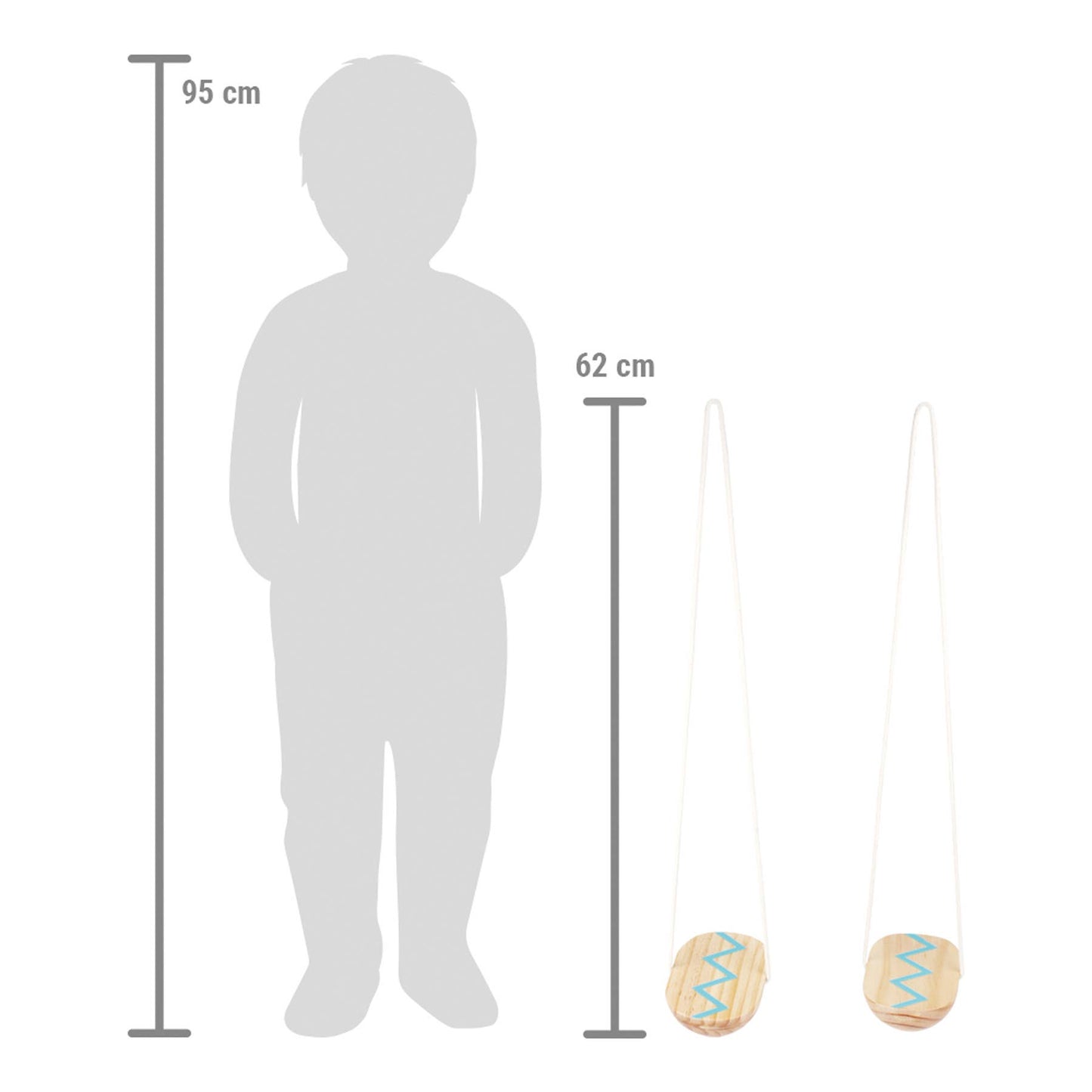 small foot ”Aktiva” promenadstyltor | träningsleksaker| trä