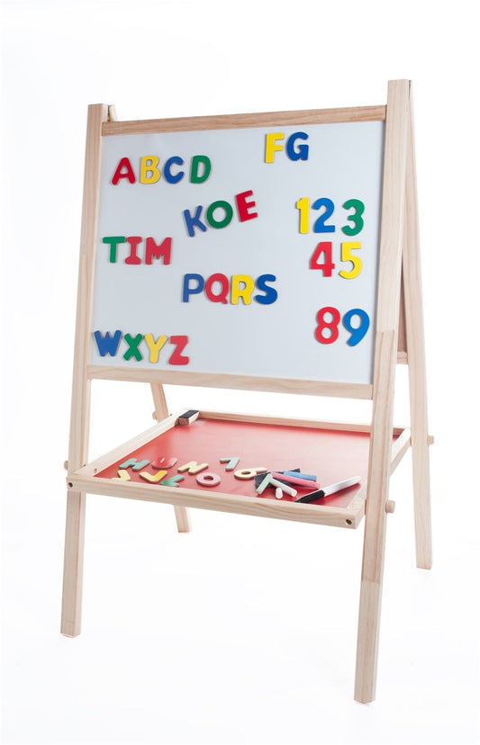 Skola whiteboardtavla i trä