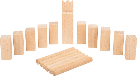 small foot Viking game Kubb travel game | brädspel | trä