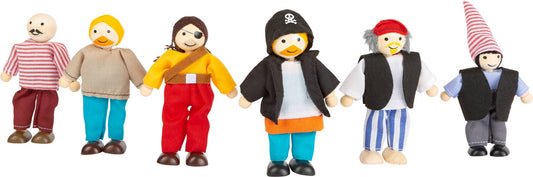 small foot small foot Böjda Doll Pirates | Spelvärldar | Trä