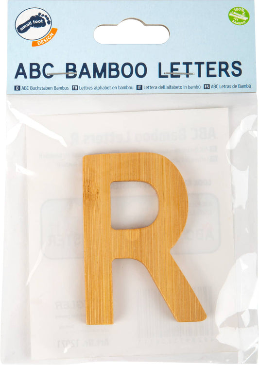 small foot ABC bokstäver bambu R | brev tåg | trä