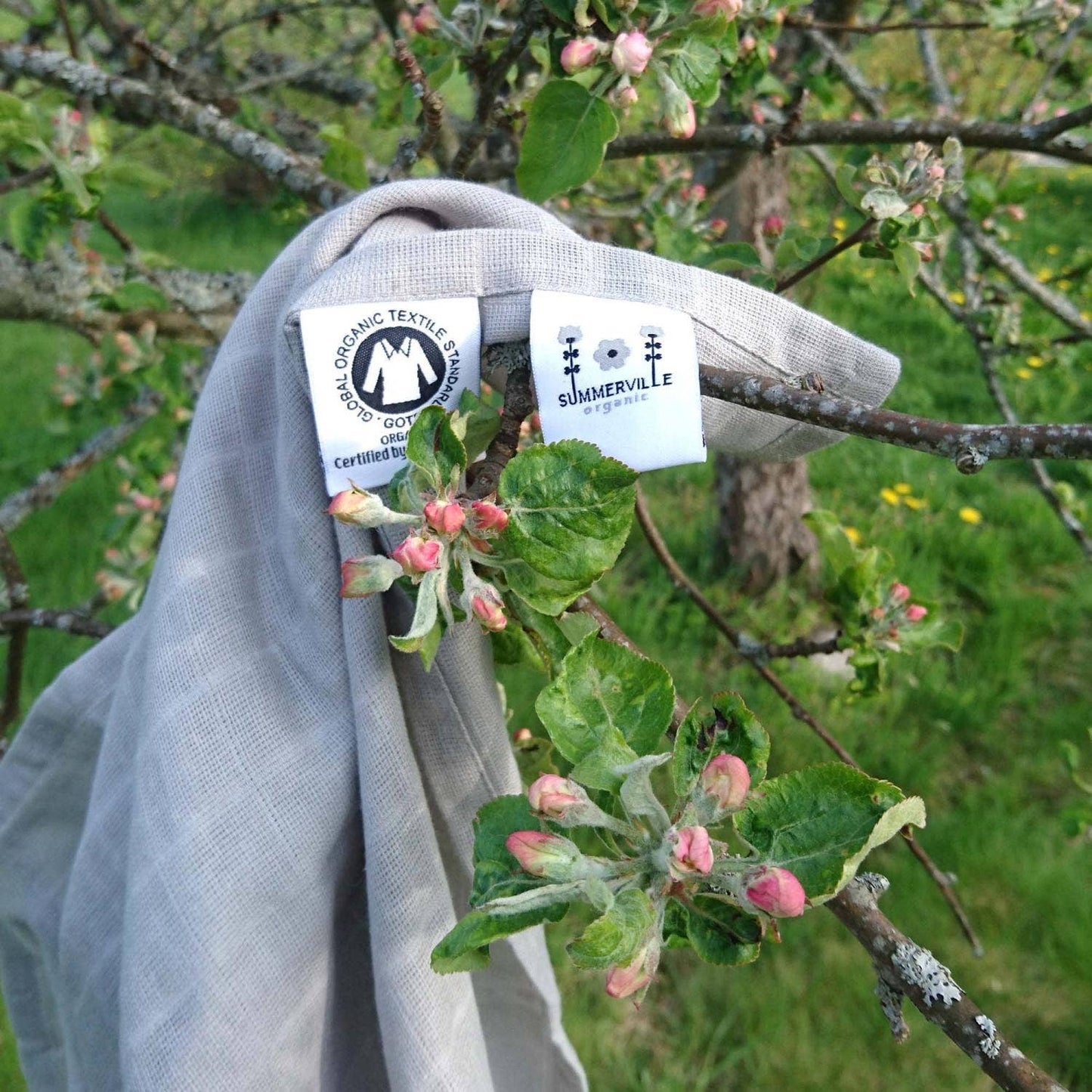 Ekologisk muslin Swaddle Filt Grå
