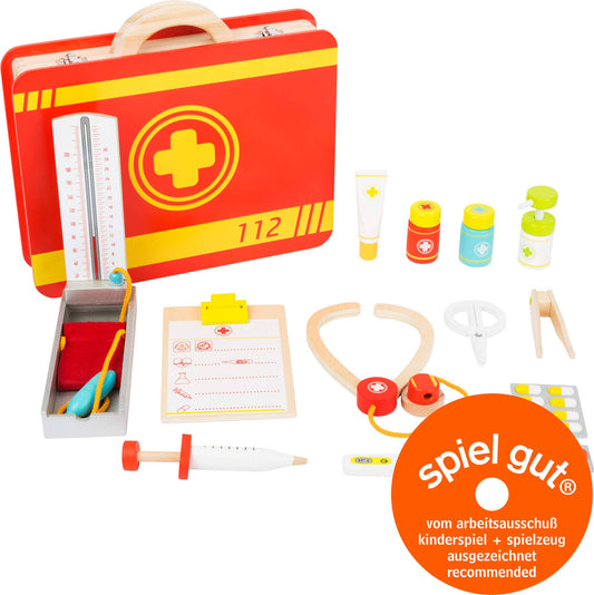 small foot Emergency Medical Case | Läkare och räddningsleksaker | Trä