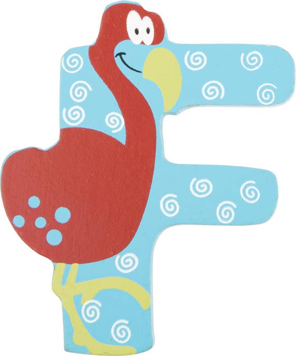 small foot Träbokstäver Djur A-Z