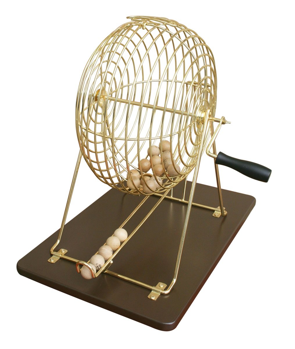 Engelhart - Bingokvarn med träkontroll och 75 bollar