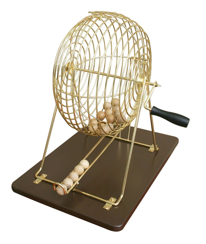 Engelhart - Bingokvarn med träkontroll och 75 bollar