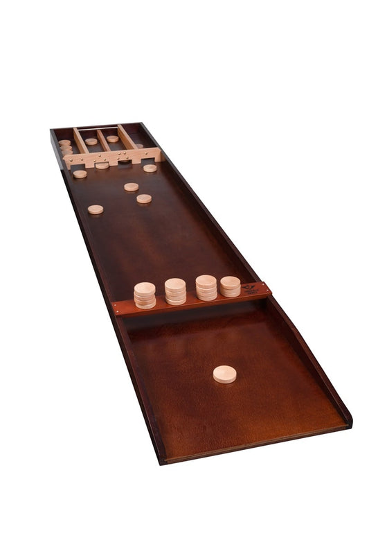Shuffleboard tävlingslyx med skivor