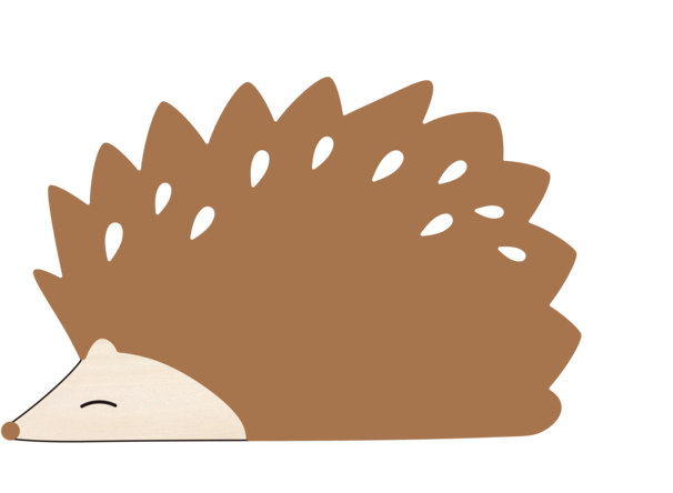 Oh, Poppy! THEA THE HEDGEHOG WALL LAMP