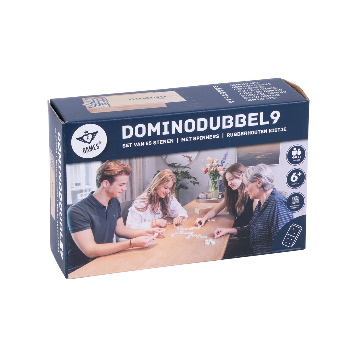 Domino dubbel 9 stor