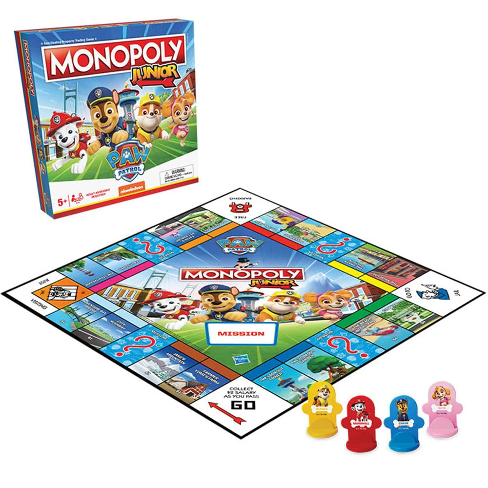 Winning Moves - Monopoly Junior - Paw Patrol (EN)
