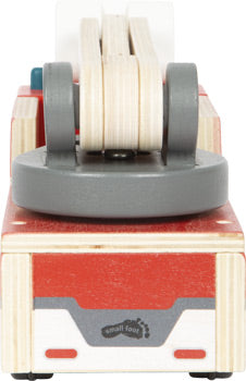 small foot Brandbil i trä med stege